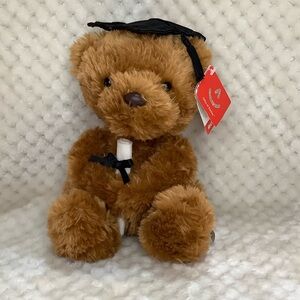 Aurora Graduation Bear Plush 7in w/ Tags Grad Gift Teddy w/ Cap & Diploma 🐻🎓